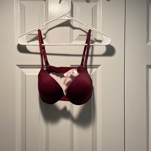 PINK Maroon bra push up